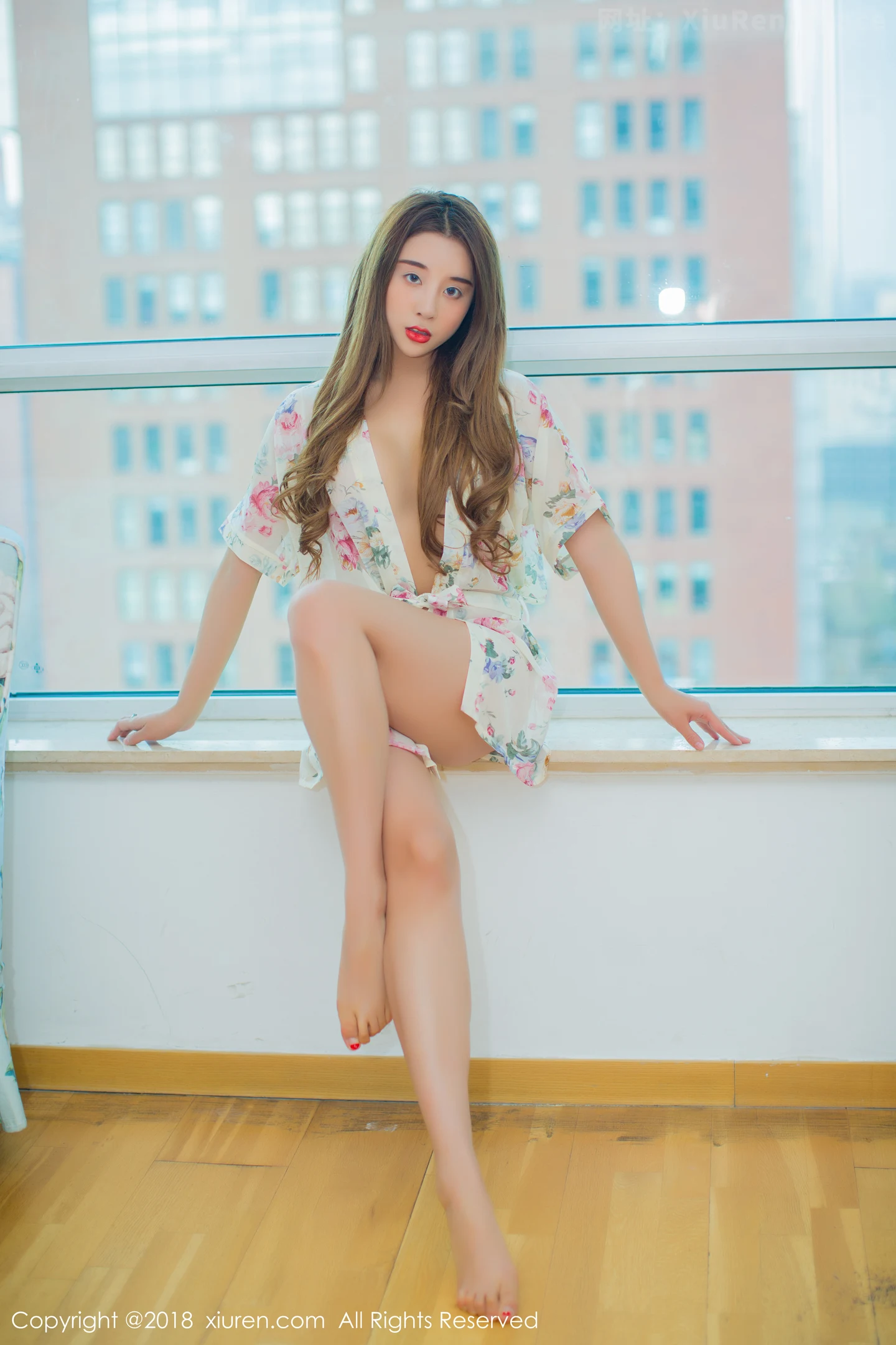 图片[5]-[XiuRen秀人网]VOL.907 嫩模筱慧居家绿色吊带连身裙+真空花色衬衣秀完美身材写真60P-秀人网官方网站